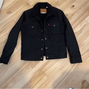 Levi’s black jeans jacket for men